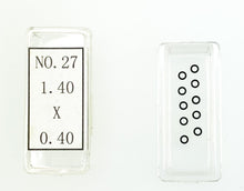 Load image into Gallery viewer, Mini O-Ring Gasket for Crowns (Outer Diameter >= 2.40 mm) (10 Gaskets Per Box) (MOQ:5 Box)
